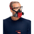 Atemschutz Halbmasken Set SATA air star C Inklusiv Gurteinheit mit Aktivkohleadsorber und Luftregelventil, Einwegkapuze - SATA 137554
