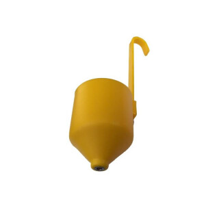 Viskositätsmessbecher Kunststoff mit Edelstahleinsatz 4,0 gelb - Pro K004296