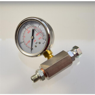 Manometer Pro Leitungseinbau vz D=63 mm 0-400 bar i1/4 - a1/4 - PRO K004738